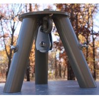 Boss Buck BB-1-TPH2 Heavy Duty Steel Tripod Header with 1000 Pound Pulley System
