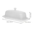thumbnail image 2 of Ceramic Butter Dish With Lid Porcelain Covered Butter Dish Butter Keeper Includes Tray With Cover(Random color), 2 of 8