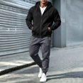 thumbnail image 3 of Aofany Men's Tracksuit 2 Pieces Set Full Zip Hoodie Sweatsuits Casual Long Sleeve Jackets and Drawstring Sweatpants Athletic Jogging Suits Sports Outfits, 3 of 8
