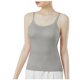thumbnail image 2 of mfyjkho Camisetas Sin Mangas, Camisolas De Cuello En V Con Almohadillas De Sujetador De Color Liso Para Mujer De Moda Tops Elegantes Para Mujer L, 2 of 7
