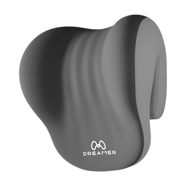 Almohada de espuma viscoelástica para el cuello, reposacabezas, almohada de soporte lumbar, almohada cervical para Gris