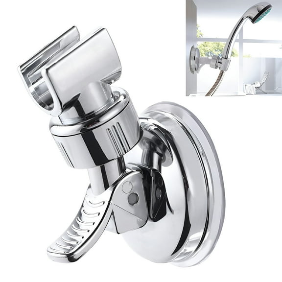 HIBIBUD Shower Head Handset Holder Bathroom Wall Mount Adjustable Suction Bracket Adjustable Shower Head with Hose Bidet Spray Head Overhead Shower Head Rainfall Portable Hand Held Shower Head Shower