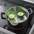 thumbnail image 3 of Cazadores furtivos de huevos de silicona: herramienta de cocción de silicona flexible Delisious Poach Egg Cooker Bake And Mold Food- Set de 8 TV Time 670N8, 3 of 4