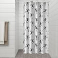 thumbnail image 2 of White Dancing Skeleton Pattern Shower Curtain 36"x72" ,Bathroom Decorative Shower Curtains Set with 12 Hooks,Modern Waterproof Washable Shower Curtain, 2 of 6