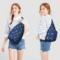 thumbnail image 3 of Bone Pattern Sling Backpack - Dog Lover's Crossbody Bag, Fashionable Multi-Pocket Pack for Daily Use, 3 of 4
