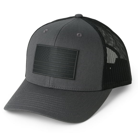 13 Stripes American Flag Hat - Charcoal