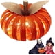 thumbnail image 4 of Jack-o-linternas, decoraciones de mesa de Acción de Gracias | Decoraciones de mesa de Halloween, adornos decorativos apilados iluminados con madera, calabazas de Halloween alimentadas por baterías, 4 of 5