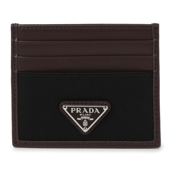 Pre-Owned Triangle Logo Card Case