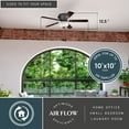 thumbnail image 2 of F0059-Vaxcel-Expo 2-Light Ceiling Fan in Traditional Style 12.5 Inches Tall and 42 Inches Wide, 2 of 7