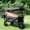 Black + ABS + Rubber + Steel (Q235)#141, variant on Collapsible Wagon 140L with Removable Canopy and All-Terrain Wheels, Foldable Garden Cart with Brake and Cooler Bag for Camping Beach Shopping, Steel Frame Wagon Cart 220lbs Capacity Black