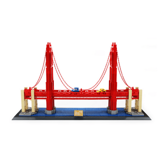 The Golden Gate bridge brick set