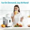 thumbnail image 6 of Aeitto Countertop Ice Maker Bullet Ice Machine, 8 Ice Cubes in 6 mins,26lb/Day Ice with 2 Sizes- Self-Cleaning Compact Portable Ice Makers for Home Kitchen, Office, RV, 6 of 7
