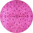 thumbnail image 1 of Ahgly Company Indoor Round Persian Pink Traditional Area Rugs, 4' Round, 1 of 4