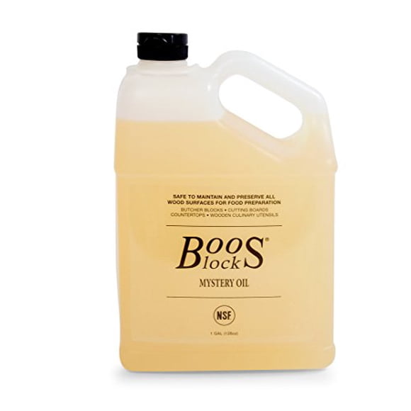 John Boos MYS128 Huile Mystère au Bloc de Boucher, 1 gal/128 oz, Bouteille de 1 Gallon/128 Onces