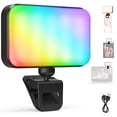 thumbnail image 1 of Luz para selfies Neewer N6C RGB con 91 LED y clip, batería de 1000 mAh, 1 of 9