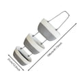 thumbnail image 2 of Over The Door Hanging Woven Wall Mounted Storage Organizer Decorative Three Tier Nursery Rack For Home, 2 of 3
