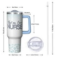 thumbnail image 2 of Reliable Insulation Nurse Tumbler 40oz, Perfect for Coffee and Tea, A Dependable Nurse Gift for Early Mornings and Late Nights at the Hospital, 2 of 5