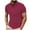 Wine, variant on Sakmal Polo Shirts for Men Short Sleeve Button Down Lightweight Tshirts Solid Black Dressy Casual Mens Shirts L