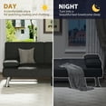 thumbnail image 4 of Homall Futon Sofa Bed Adjustable Futon Couch Fabric Modern Sleeper Sofa Bed for Living Room, Business Office, Recliner Sofa with Cup Holders, 4 of 7