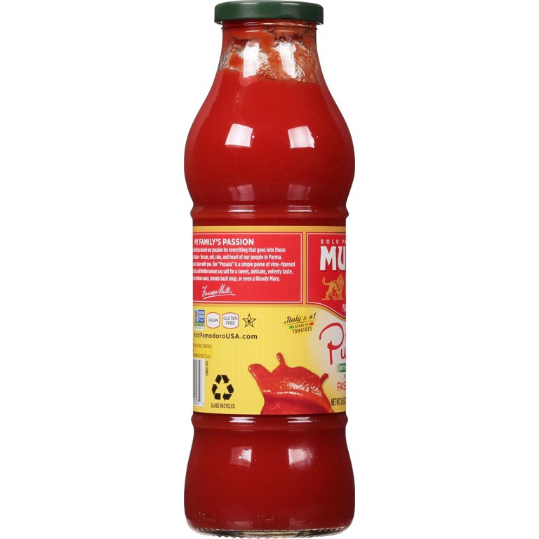 2 Pack) Mutti Tomato Puree with Basil 25 oz - Walmart.com