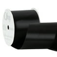 thumbnail image 2 of Offray Ribbon, Black 2 1/4 inch Single Face Satin Polyester Ribbon, 9 feet, 2 of 8