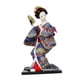 thumbnail image 3 of Figura asiática de Kabuki, escultura de niña con kimono japonés, adorno, figurita de kimono Kabuki azul, 3 of 9