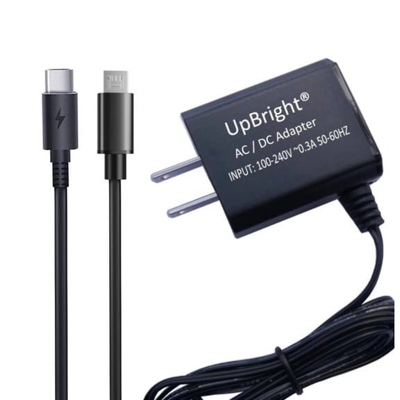 5V AC DC Adapter for Micro USB & USB-C 5V Bi-ssell AeroSlim TurboSlim 2986 29869 29861 29867 29868 2986T Li-ion Battery Cordless Handheld Vacuum Cleaner Hand Vac Power Supply Charger