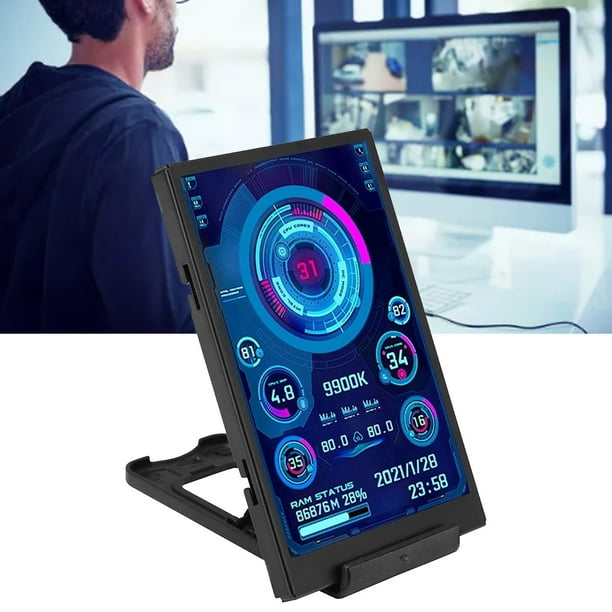 Pantalla de la Compupera, Varios Modos Mini Monitor USB Operación Fácil para Trabajar