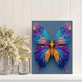 thumbnail image 2 of Neon Abstract Butterfly Canvas Nature Art Bedroom Living Room Home Wall Decor Poster Print, 2 of 8