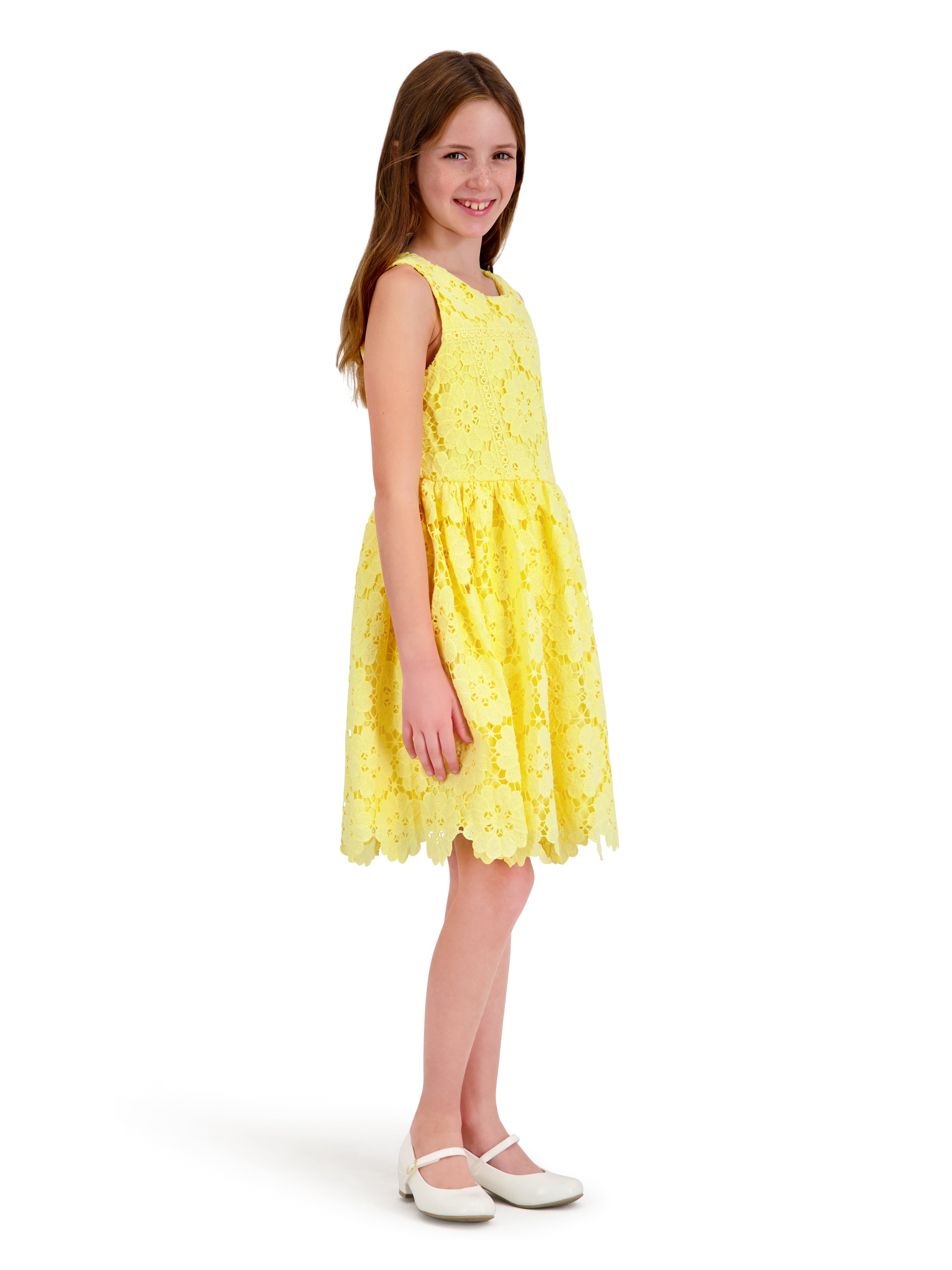 Kensie Girl Sleeveless Lace Fit and Flare Dress, Sizes 4-16