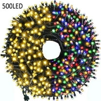 Yexmas Star LED String Lights with 11 Lighting Modes, Christmas Tree Light Indoor and Wedding Outdoor, Festive, 500 LED