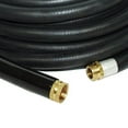 thumbnail image 3 of Apache 50 Ft Industrial Rubber Garden Water Hose w/ Brass Fittings (2 Pack), 3 of 3
