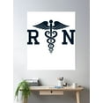 thumbnail image 2 of Vintage Registered Nurse Poster Wall Art, Modern Wall Decor, 12x18 UNFRAMED, 2 of 3