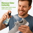 thumbnail image 2 of OrientLeaf Shoe Deodorizer Spray Set, 4 fl oz & 1 fl oz, Shoe Spray for Odor, Odor Eliminating Freshener for Sneakers, Gym & Travel, Foot Odor Spray, Fresh Scent, 2 of 7