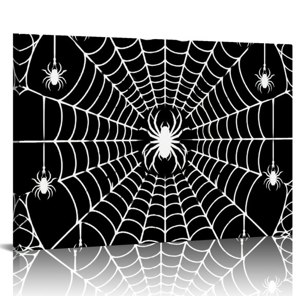 BCIIG Central Spider Web Canvas Prints Wall Art, Wall Art , Canvas Print Suitable for living room, bedroom, kitchen, corridor, classroom, studio
