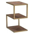 thumbnail image 5 of Linon Ellery Metal and Wood Accent Table in Gold, 5 of 14