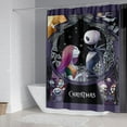 thumbnail image 2 of Christmas Shower Curtain Kids Bathroom Halloween Decor with 12 Curtain Hooks for Bathroom, Waterproof 71 x 71 inch (SC-01), 2 of 5