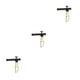 thumbnail image 5 of Toystoory 10 piezas pescado gira broches anti-bobinado fuerte clip de liberación ABS gancho divisor grande aparejos de pesca al aire libre negro Type1 NO1, 5 of 6