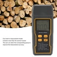 thumbnail image 3 of Detector De Humedad, Medidor De Humedad Digital Con Retroiluminación, 4 Modos, Multifunción Con Pantalla LCD Para Materiales De Construcción Para Madera, 3 of 7