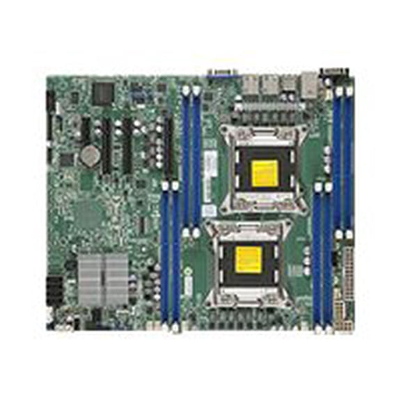 SUPERMICRO X9DRL-EF - Motherboard - ATX - LGA2011 Socket - 2 CPUs supported - C602J Chipset - 2 x Gigabit LAN - onboard graphics