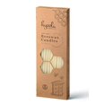 thumbnail image 5 of Hyoola 9 x 1/4 inch Handmade All Natural Beeswax Skinny Taper Candles - White Unscented 50 Pack, 5 of 5