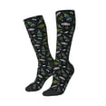 thumbnail image 2 of Haiem Space Rockets Socks, Funny Novelty Crazy Design Cotton Socks Sports Socks Knee High Socks For Men, Women,1Pairs - Gift For Working Friends, 2 of 9