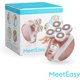 thumbnail image 2 of DNHCLL Juego de 2 estilizadores de cabello mágicos negros, estilizadores de anillos para moños de pelo caliente para mujeres y niñas (1 grande + 1 pequeño), 2 of 5