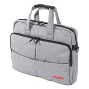 SWISS MOBILITY The Bugatti Group Sterling Slim Briefcase, Holds Lptops 15.6", 3" X 3" X 11.75", Gray