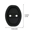 thumbnail image 3 of Hxlamzoo Car Silicone Door Latch Protective Cover, Vehicle Doors Locks Guard Stopper Set, Car Door Latch Protector, Door Lock Protective Cover for Car, 3 of 9