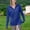 Blue, variant on Sentmoon Exercise Tops for Women Quick Dry Cooling Shirt Solid Color Long Sleeve Crew Neck Breathable Regular Fit Womens Workout Tops with Thumb Holes for Beach and Water Sports White S