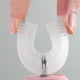 thumbnail image 4 of 3 unids u cabezas de cepillo de dientes en forma de u cabezales de cepillo de dientes eléctricos de grado alimenticio (blanco), 4 of 5
