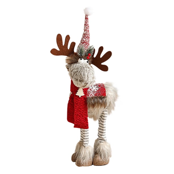 Hot6sl Ofertas de La Semana Figura de Ciervo Navideño para Decoración de Ventanas, Ambiente Navideño, Regalo de Navidad