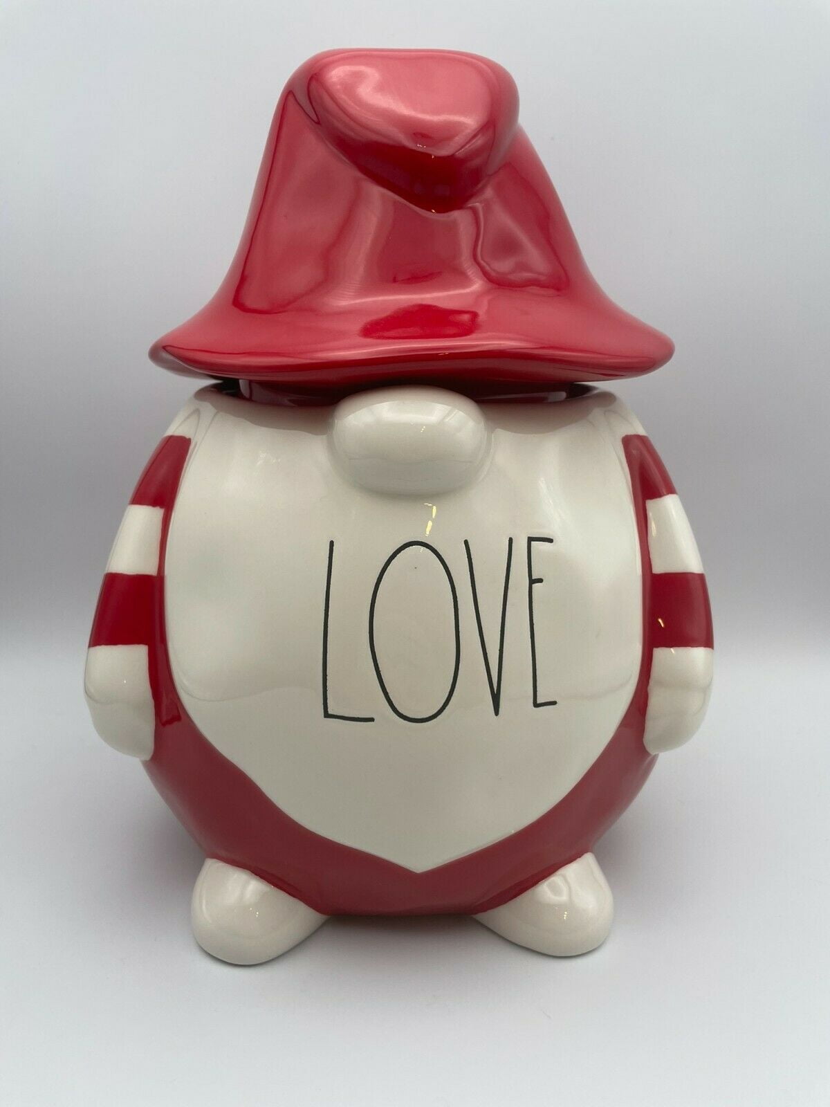 Buy Rae Dunn LOVE Gnome Canister RedWhite LL Lettering Valentines Day Online at Lowest Price in