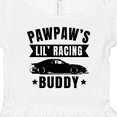 thumbnail image 4 of Inktastic Pawpaw's Lil' Racing Buddy with Car Silhouette Girls Toddler Dress, 4 of 5